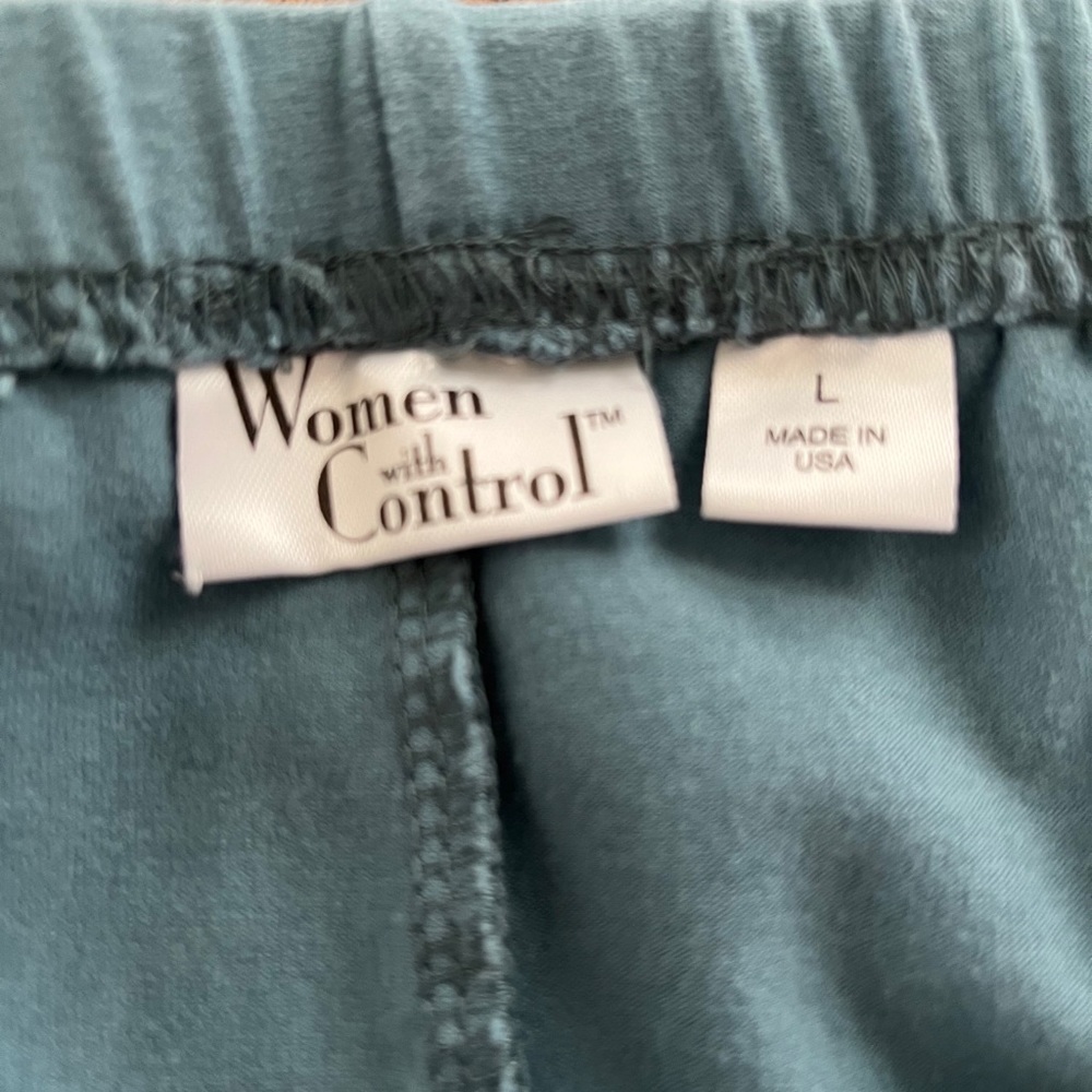 Women With Control Pants Elastic Waist Pull On Stretchy - Picture 7 of 8